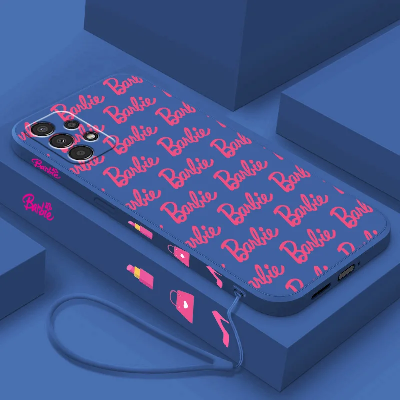 Модный чехол для телефона девочек B-Barbie D-Doll Samsung A 02 03 13 14 22 23 24 32 33 34 52 53 54 72 73 Lite с