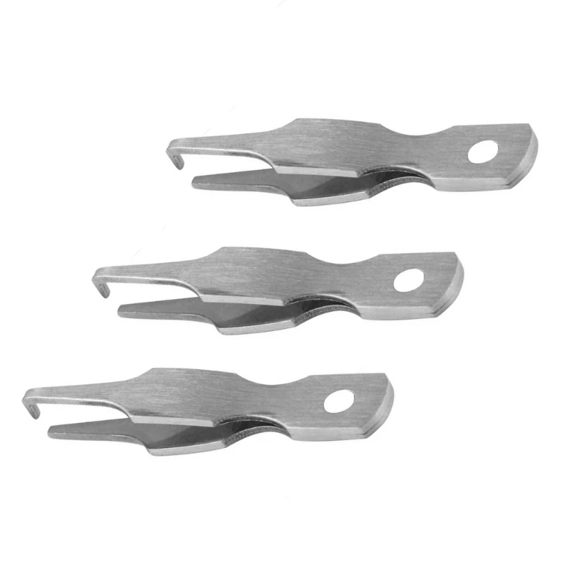 Пинцет для лески плоскогубцы с двойным отверстием инструмент открывания