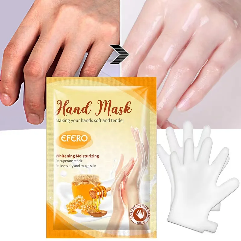 

Honey For Hands Mask Gloves Whitening Moisturizing Repair Exfoliating Fine Lines Calluses Remove Dead Akin Anti-Aging Hand Spa