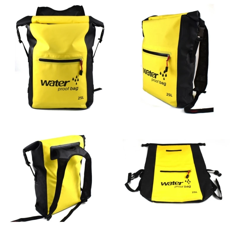 25L Waterproof Dry Bag Swimming Backpack Rucksack Pack Water Floating Sack Sport Canoe Kayaking Rafting Boating River Trekking