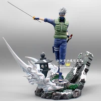Naruto Magic Gk Hatake Kakashi Standing Sword Super Huge Statue Pvc Action Figure Decoration Model Toys For Children Gifts 37cm