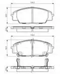 

BOSCH 0986494136 ON BRAKE BALATASI CIVIC HATCBACK 2006 CIVIC SEDAN 2012 KAMPANYALI (.)