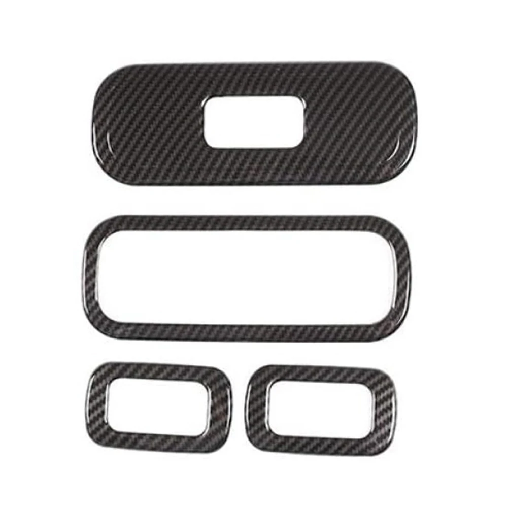 

For Mercedes Benz G Class W463 2019 2020 Car Window Glass Lift Switch Button Cover Trim Frame Decor Accessories, Carbon
