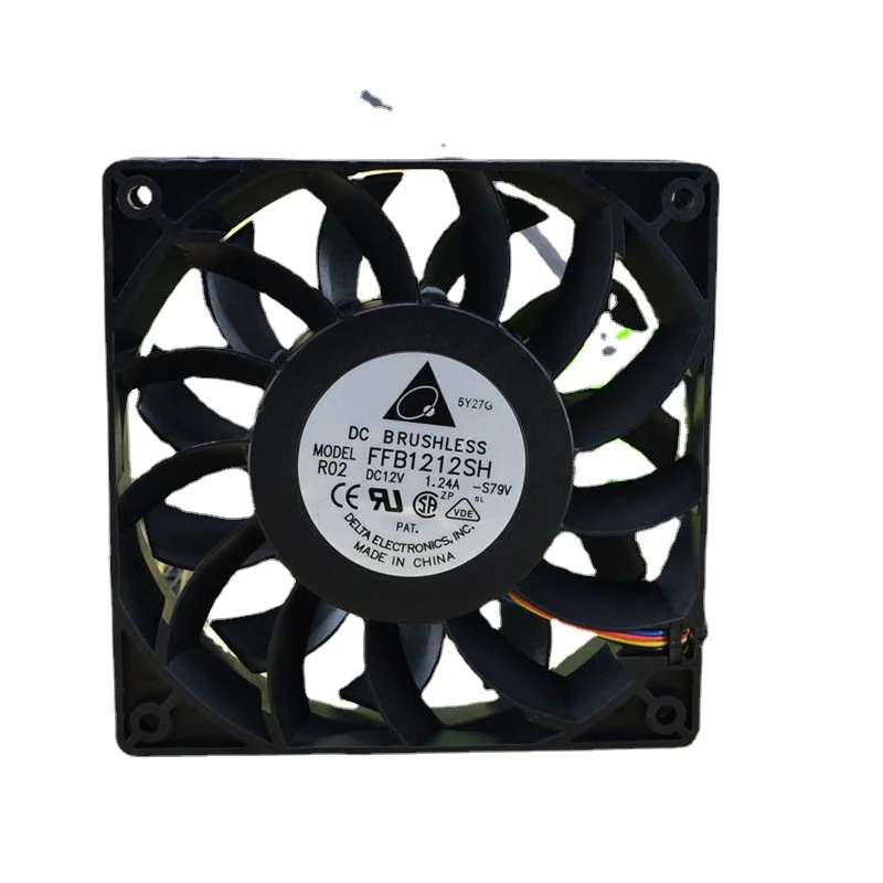 

New CPU Cooling Fan For Delta FFB1212SH 12025 12V 1.24A 12CM Large Air Volume Server Cooler Fan 120*120*25MM