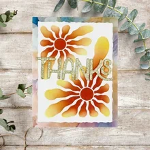 Солнце темные облака воздушный шар металлический трафарет для резки DIY