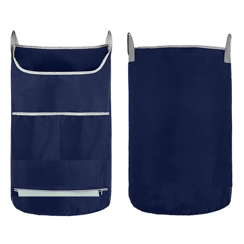 

Dirty Clothes Hang Bag Large Opening Over The Door Laundry Hamper Large Opening Bathroom Clothes Storage Bag