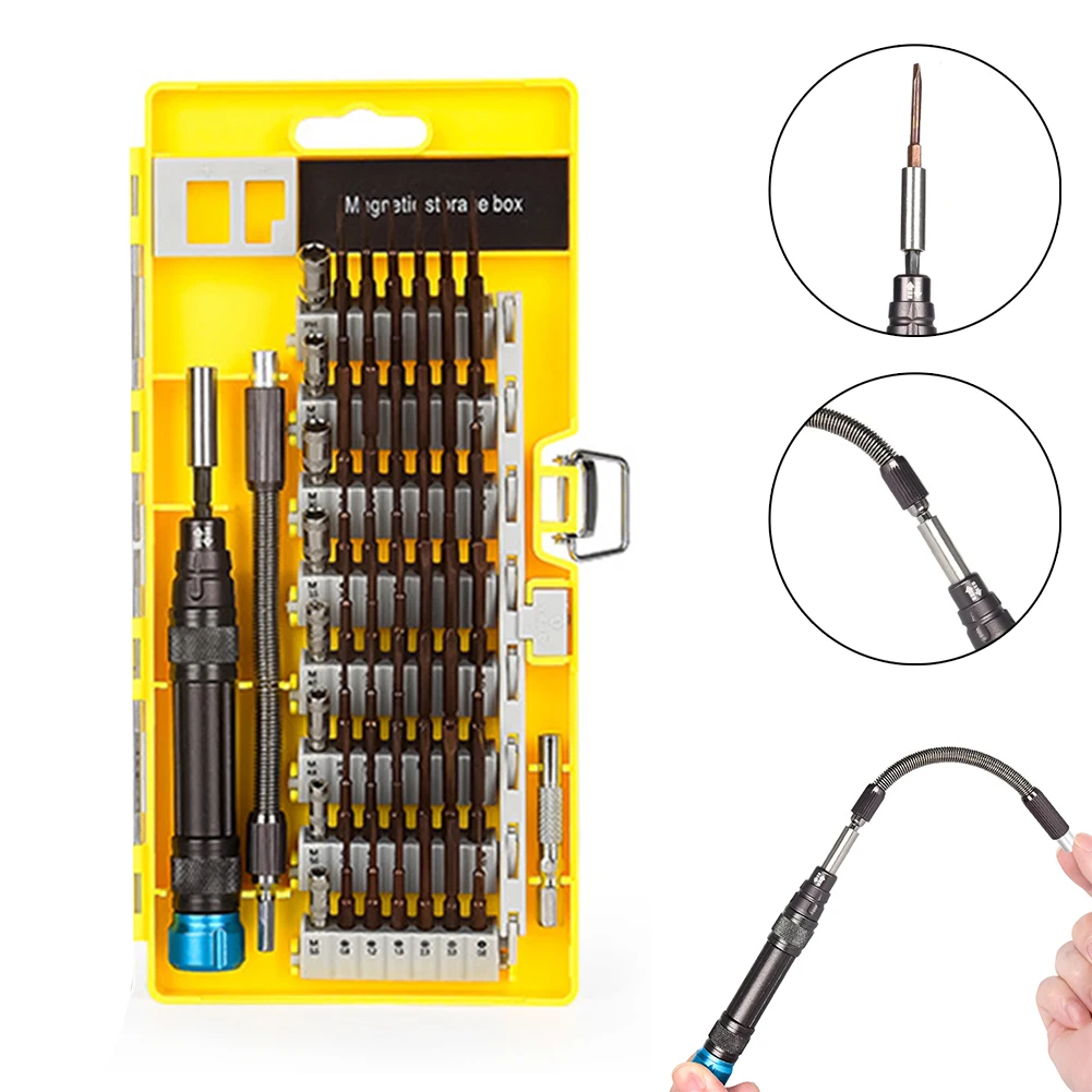 

60In1 Screwdriver Set Precision Magnetic With Flexible Shaft Multifunction Tool