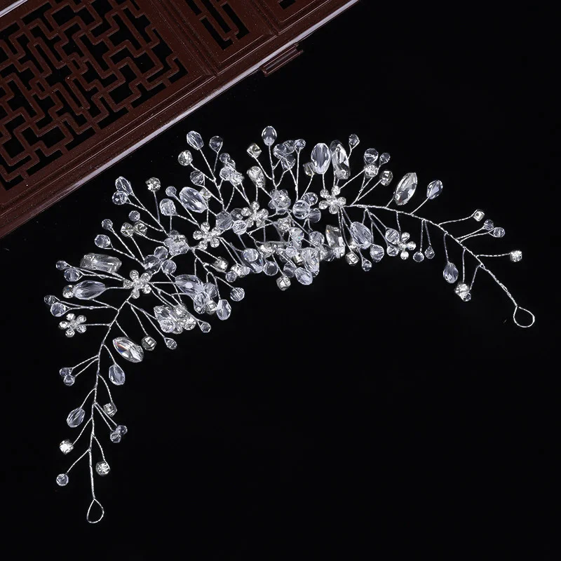 Горячие хрустальные свадебные гребни для волос чудесные женские повязки на