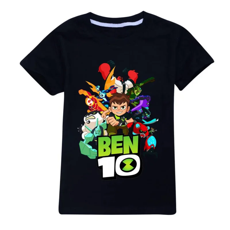 Футболка для мальчиков и девочек с аниме B-benning 10 Детская футболка мультяшным
