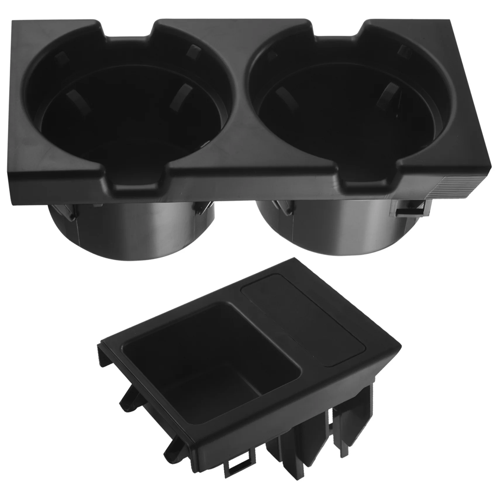 

Car Center Console Water Cup Holder Beverage Bottle Holder Coin Tray For Bmw 3 Series E46 318I 320I 98-06 51168217953 Black