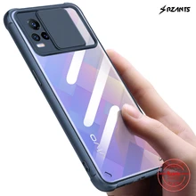 Rzants For VIVO V21E 4G V21 V20 V23 Pro Case Soft [Lens Protection] Air Bag Conor Clear Shockproof Cover Phone Casing