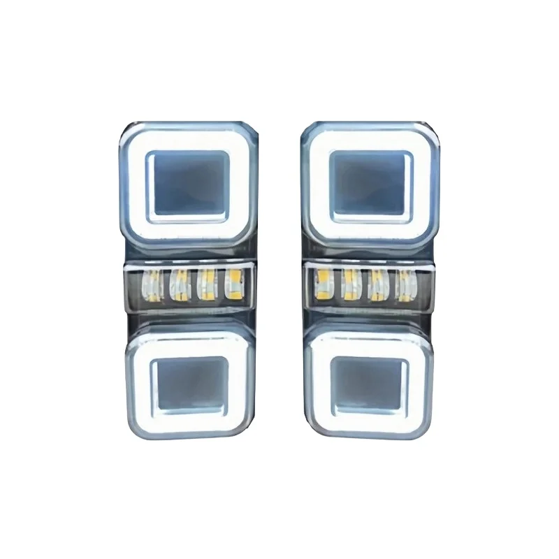 Подходит для JETOUR Traveler T2 2023-2025, декоративные фонари переднего бампера автомобиля, задний бампер, противотуманные фары, авто внешние декоративные детали