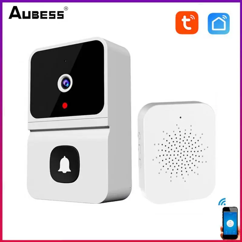 

Tuya WiFi 2.4G Mini Visual Doorbell Ding Dong Two-way Voice Intercom APP Remote Control Long Standby Support RF 433MHZ Dingdong