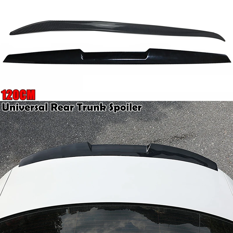 Универсальный автомобильный спойлер без перфорации, декоративное крепление на крыло багажника