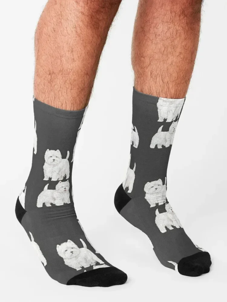 Лист с наклейками для собак вест-хайленд-уайт-терьера Носки принтом Essential Женские