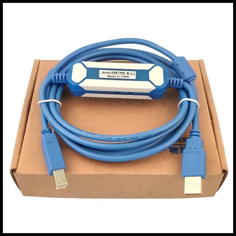 ЧПУ USB-CP1H Тип B ПЛК кабель подходит для Omron CP1H CP1E CP1L CP1G серия линия загрузки - купить