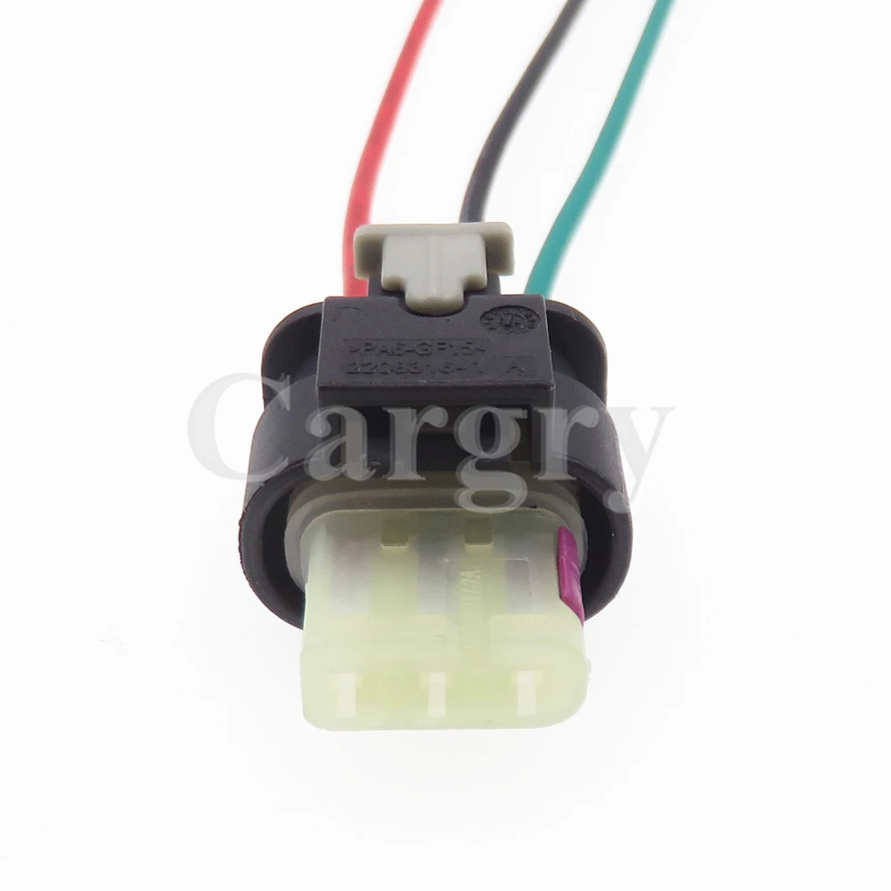 

1 комплект 3P 2-1718644-1 2208316-1 Автомобильный датчик электрическая проводка гнездо Автомобильный Водонепроницаемый проводной разъем для VW Audi