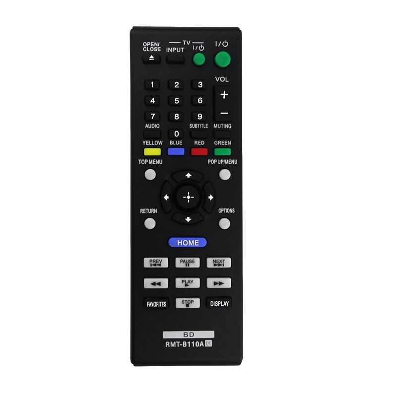 RMT-B110A Replace Remote For Sony Blu-Ray Disc DVD Player BDP-S580 BDP-S480 BDP-S280 BDP-S380 BDP-BX58 BDP-BX38 BDPS280