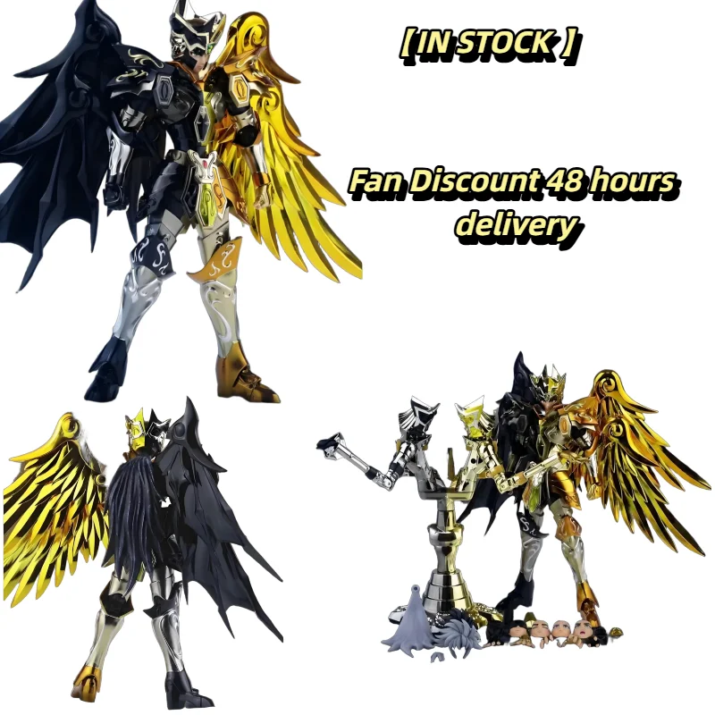 Фото В НАЛИЧИИ: Фигурка Saint Seiya GT Myth Cloth EX Soul of Gold God Cloth Gemini Saga Yin Yang Ver. Коллекционная игрушка, подарок. №1