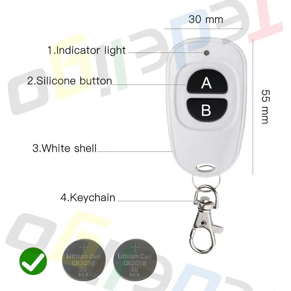 RF 220V 16A Electrical Socket 433MHz Wireless Remote Control Plug 3000W EU FR Standard,for Home LED/Light/Fan/Lamp ON OFF images - 6