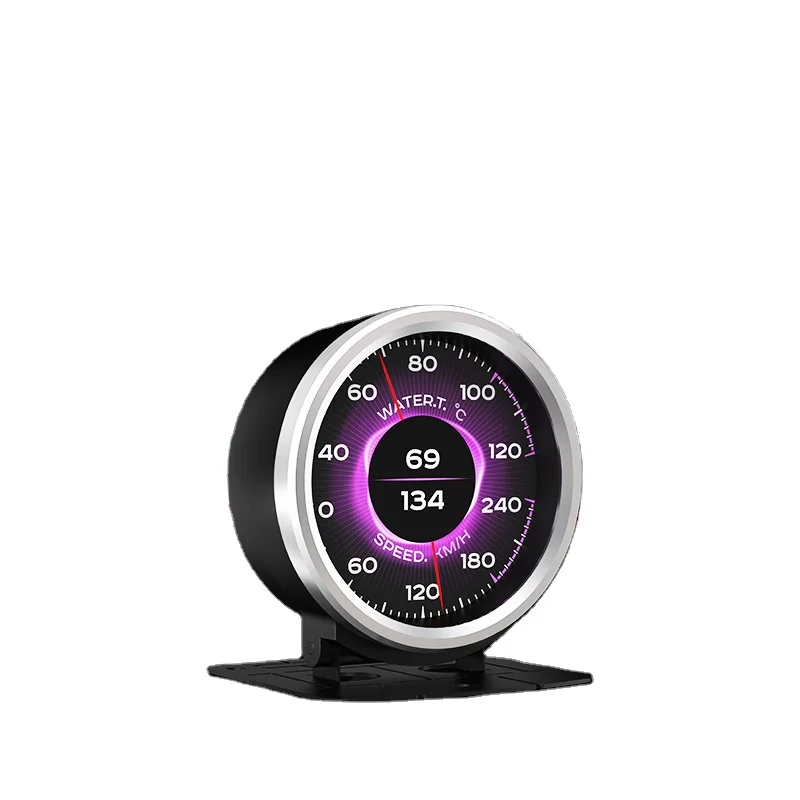 

Mini Display OBD 2 Gauge Multimeter Automotivo Rpm Meters Blower Turbo Oil Gasoline Voltage Meter