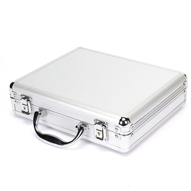 

Briefcase Protects Cameras Foam Testing Equipment, Sponge Case Hard Aluminum Electronics, 28x23x7cm Tools, And With