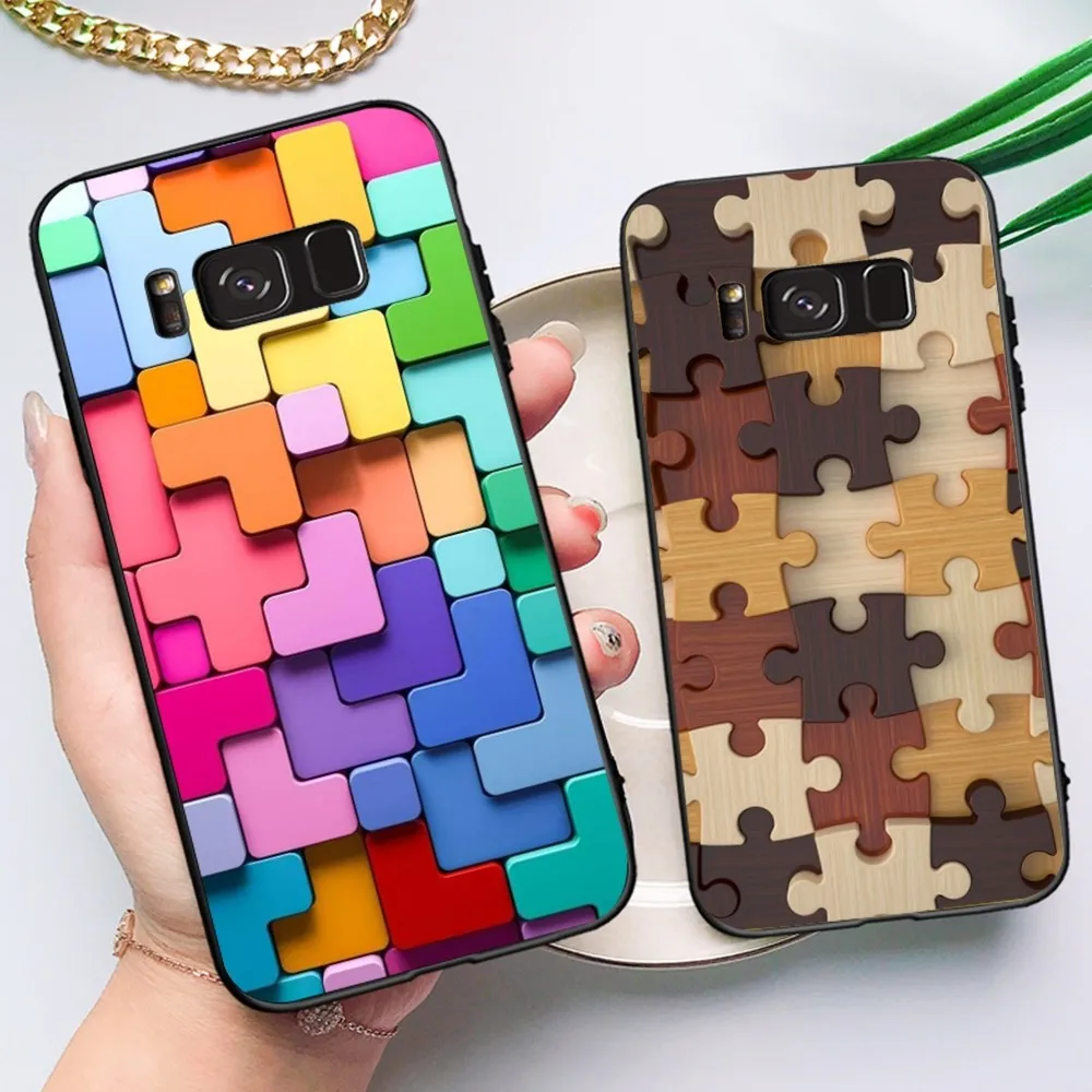 

Puzzle Color Phone Case For Samsung Note 8 9 10 20 Pro Plus Lite M 10 11 20 30 21 31 51 A 21 22 42 02 03