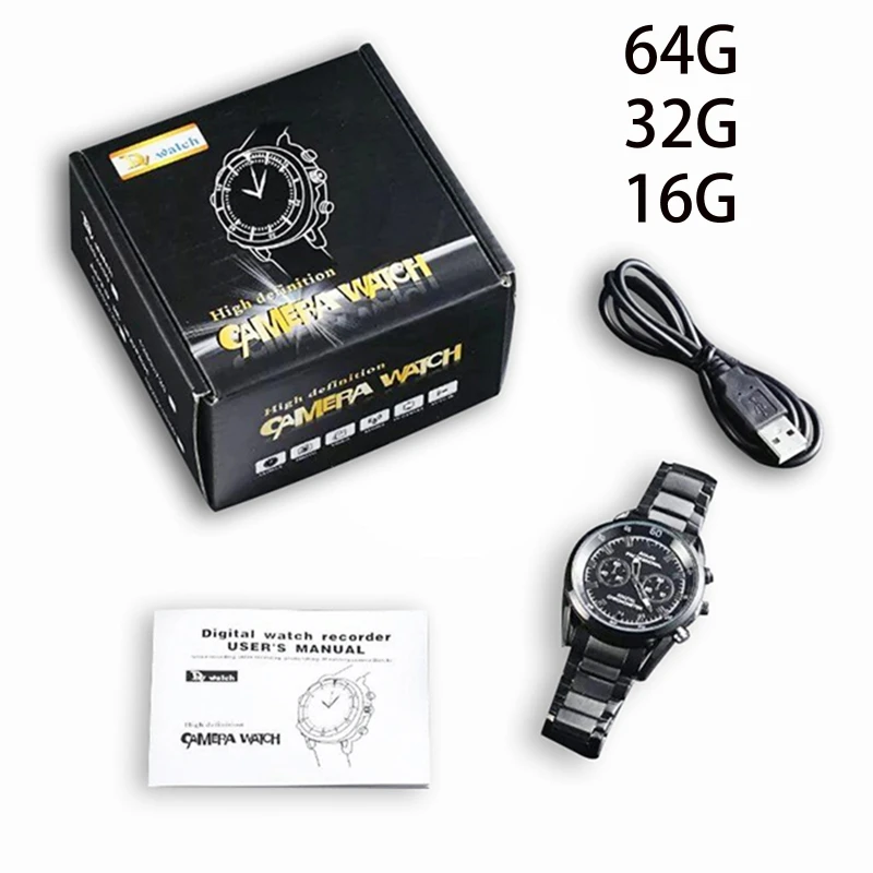 

Multi-purpose Wristwatch with Night for VISION Full for HD 1080P Mini Camcorder