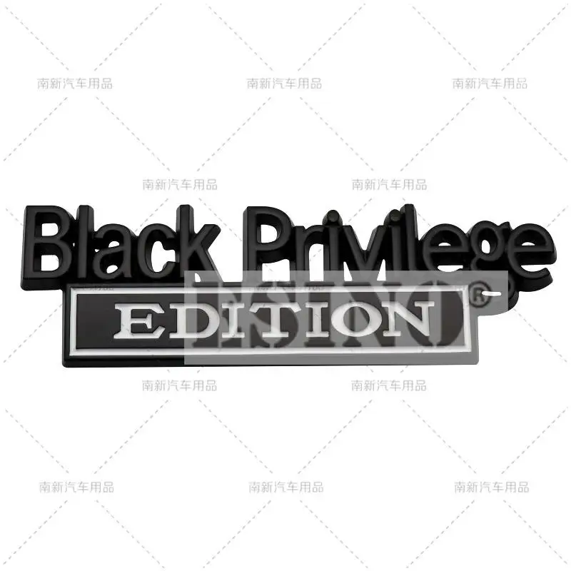 Стайлинг автомобиля 3D Черный привилегий выпуск Металл Хром цинковый сплав клейкая эмблема декоративный значок забавная наклейка автомобильный аксессуар значок pin joy кролик круглый металл 12 08599 935