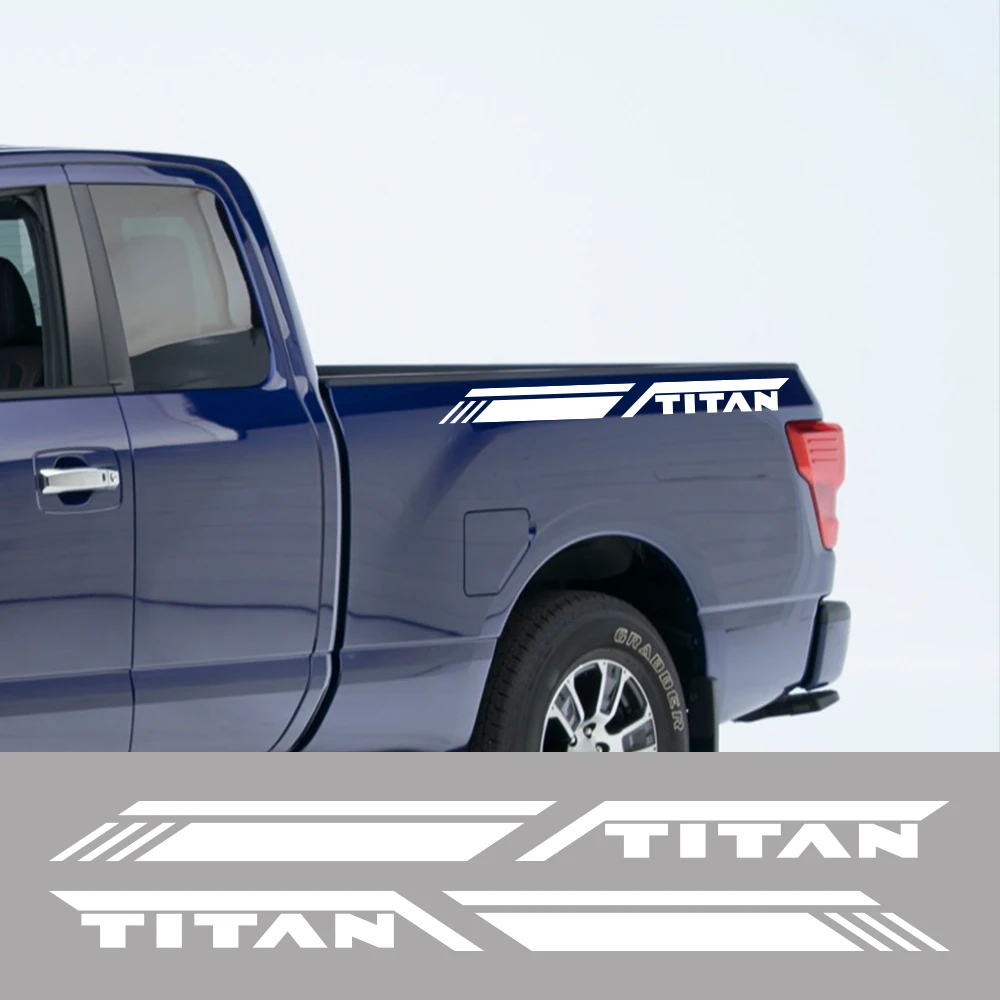 Боковые наклейки в багажник автомобиля для Nissan Titan Pro4X графические полосы пикапа