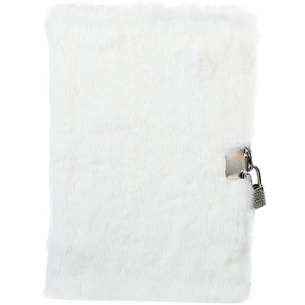 

Notebook Diary Kids Lockable Lock Key Girls Album Photo Fluffy Girl Stationery Students Plush