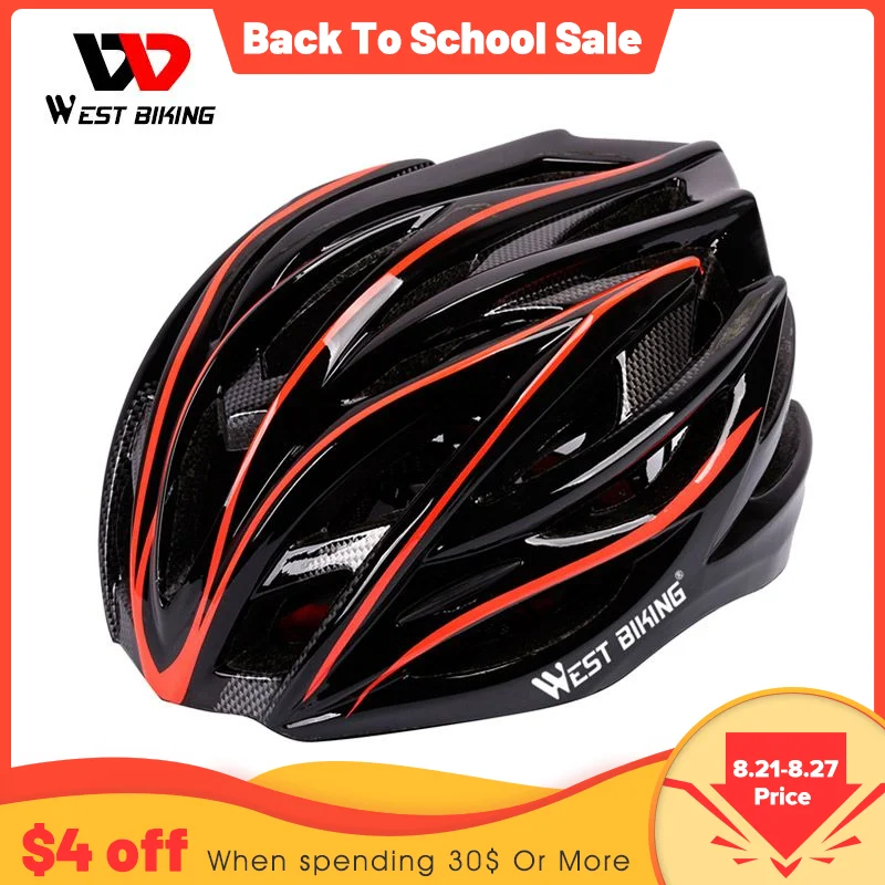 

WEST BIKING Ultralight Integrally Molded Bicycle Helmet Mountain MTB Bike Helmet Casco Capacete Ciclismo Bicycle Cycling Helmets