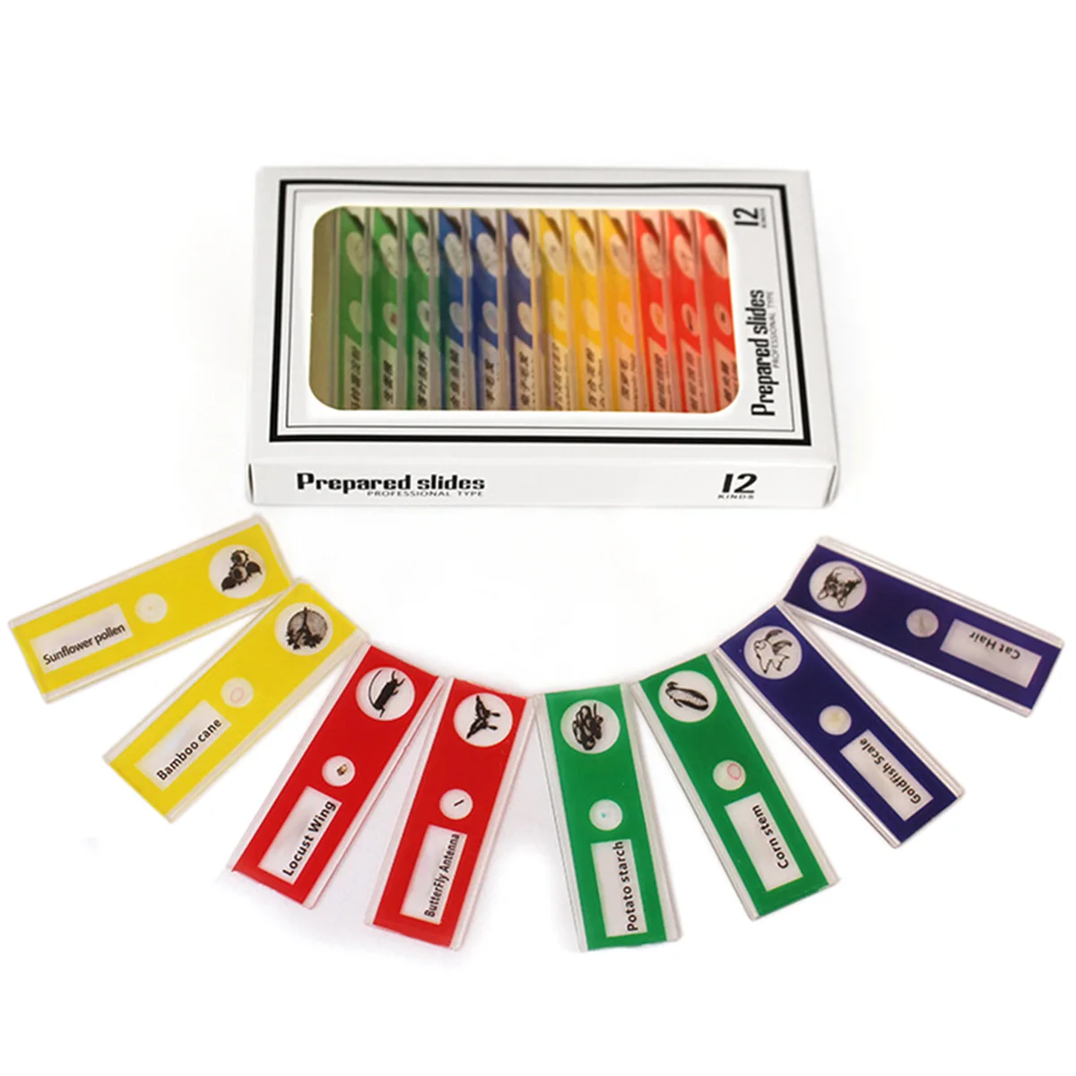 Ручной микроскоп 60-X карманный портативный мини-микроскоп со