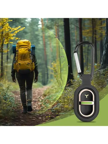 Ультразвуковой мини-репеллент от комаров перезаряжаемый портативный отпугиватель комаров с карабином для улицы