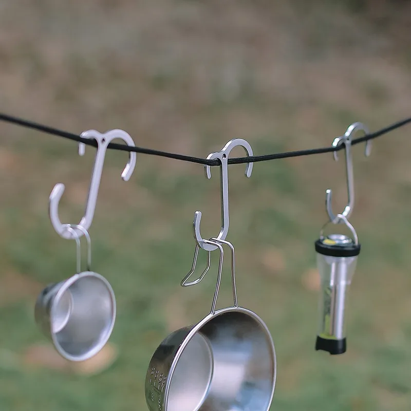 ISE MOUNT 5 штук крючок для кемпинга многоцелевой и легкий S-образный аксессуары