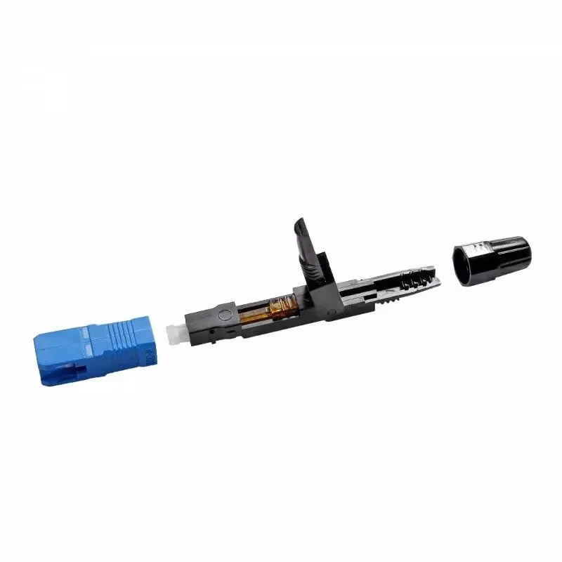 FTTH SC APC Single Mode SC UPC Fiber Optic Quick Connector FTTH Fiber Optic Fast Connector SC Fiber Field Assembly