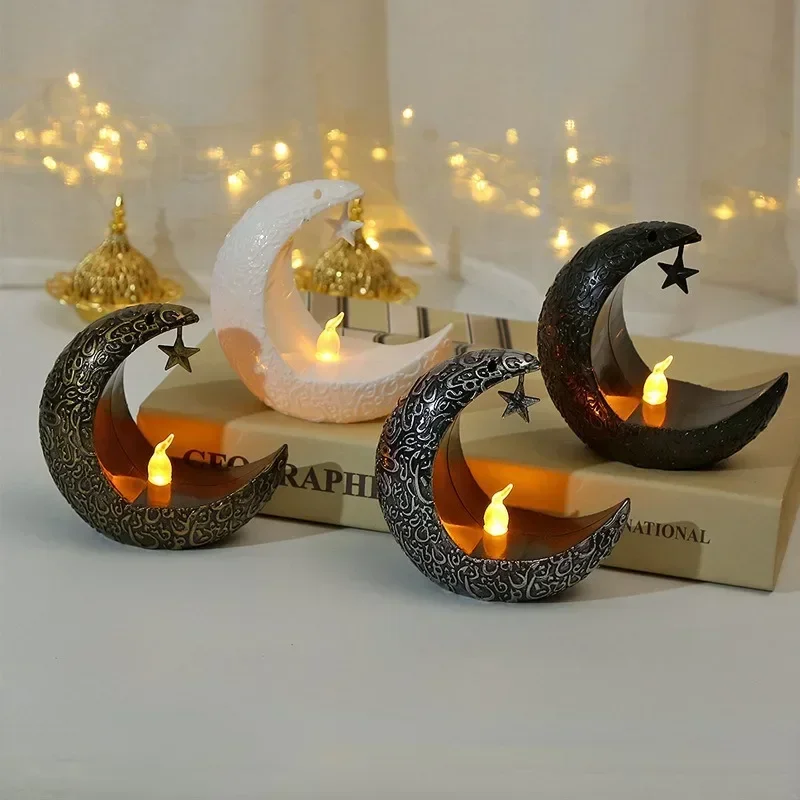 Подсвечники с луной и звездой арабский подсвечник современный романтический