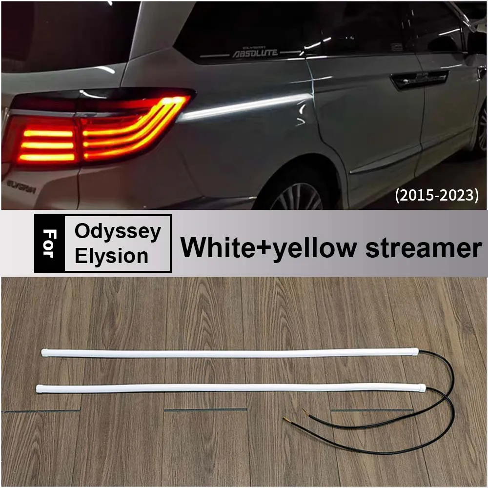 

Автомобильные светодиодные динамические ленты 12 В, дорожка, двойная Цветовая трансформация для Honda Odyssey Elysion 2015-2022 2023, дневные строки