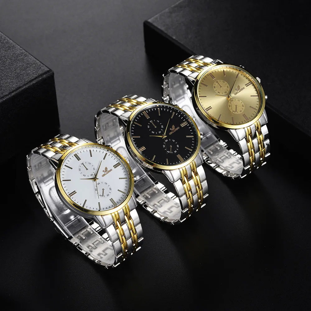 

Life Waterproof Men's Distinguished Man High-end Blue Glass Quartz Watch Women's Watch Hand Wind Watch