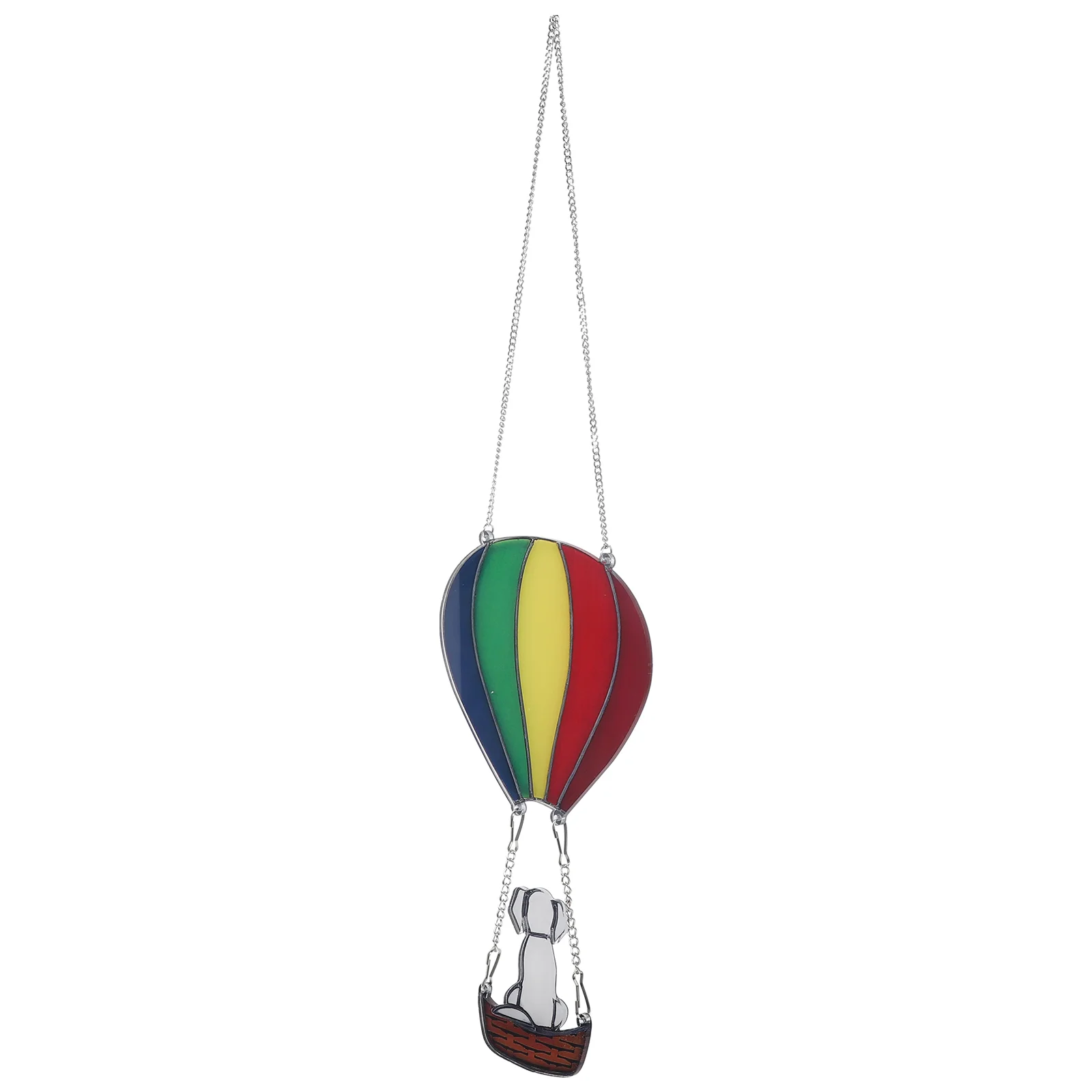 

Wall Hanging Stained Suncatcher Window Decor Craft Hot Air Balloon Ornament Fun Acrylic Garden