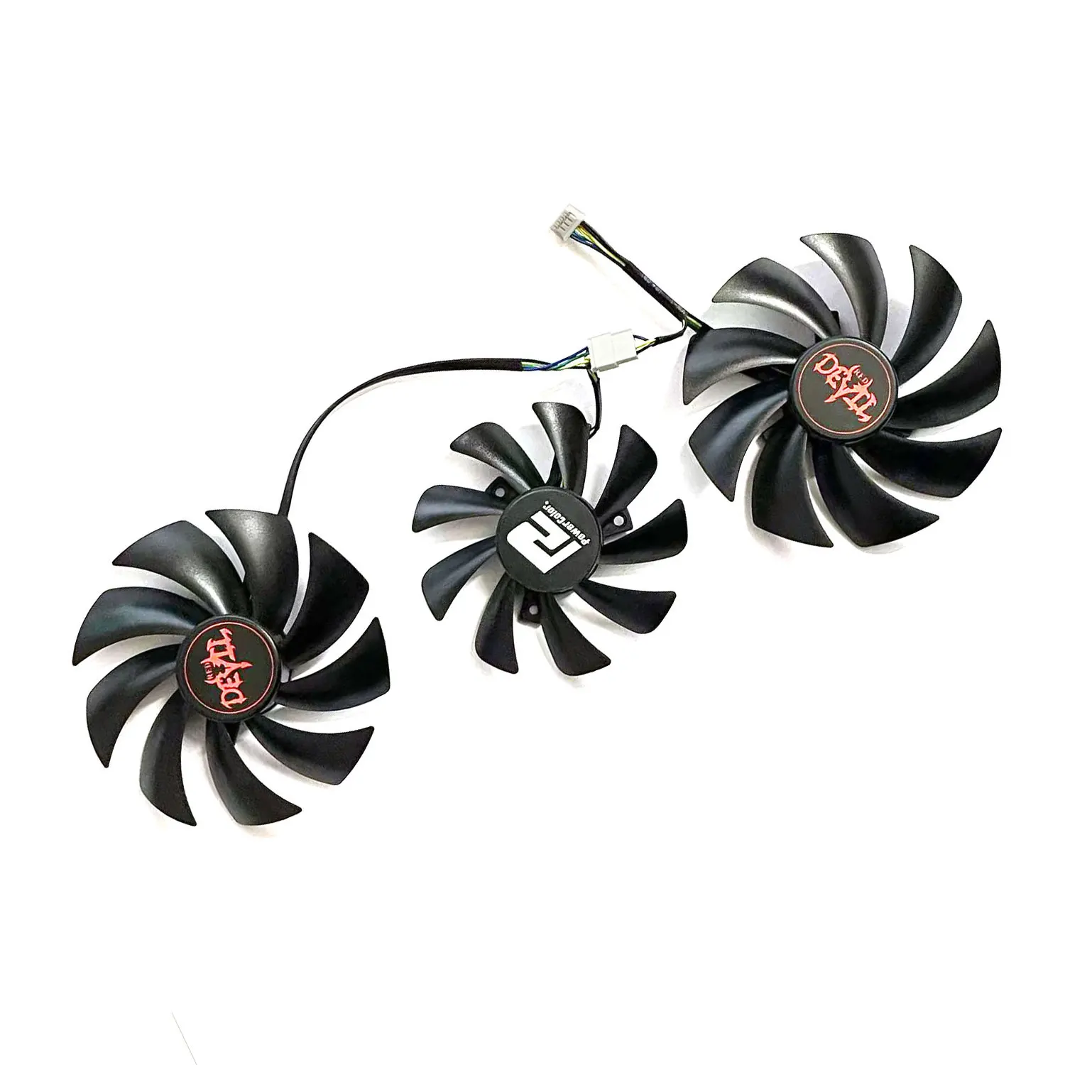 95 мм FD10015H12D 85 FD9015U12D 4PIN подходит для Powercolor Radeon Rx6700xt 6750 6750xt 6800 6800xt 6900xt 6950xt Red Magic OC