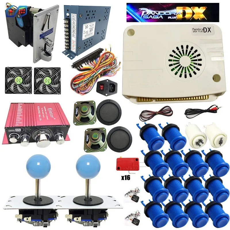 New Pandora Saga Box DX 5000 in 1 Special DIY Kit American Style Push Button For Arcade Game Console Cabinet Bartop