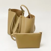 2022 new texture bag simple leather tote bag premium shoulder crossbody bag womens fashionable large capacity bag