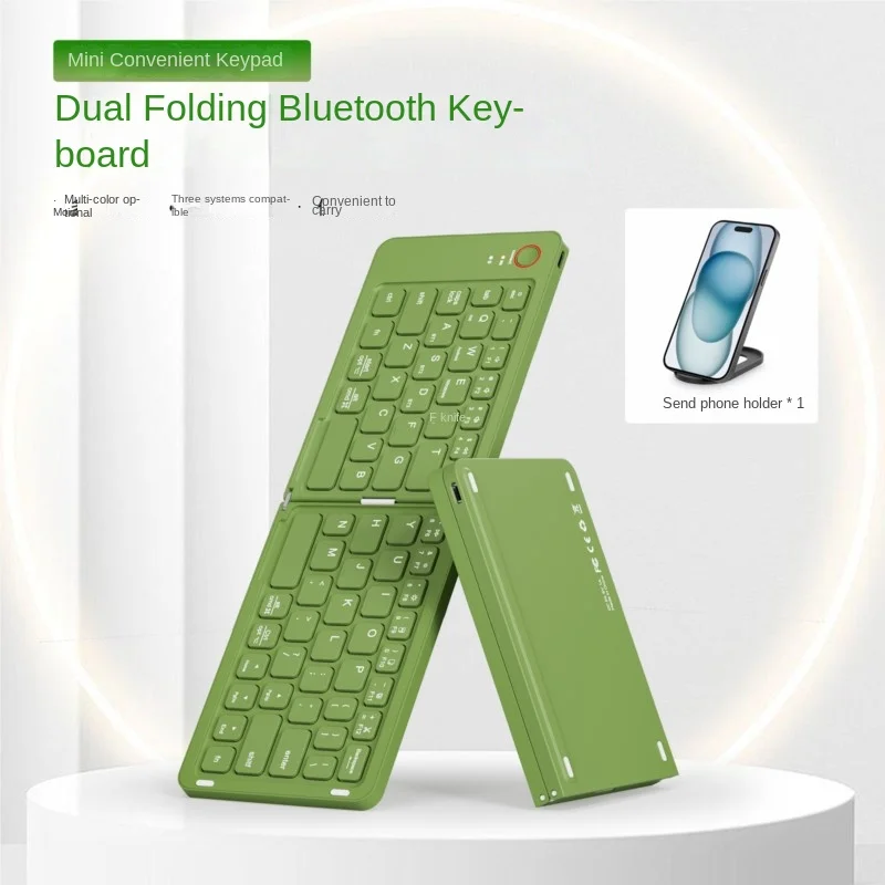 Мини-портативная беспроводная складная клавиатура для ноутбука офиса