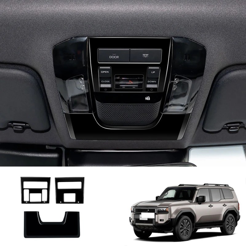 

Для Toyota Land Cruiser 250 Prado LC250 2024 2025 ABS крыша автомобиля передняя лампа для чтения переключатель лампы для чтения лампа абажур крышка панели