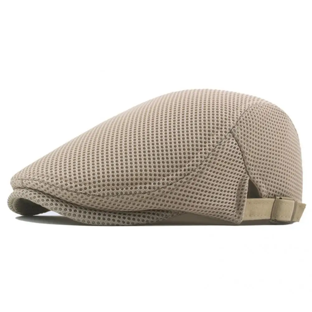 

Perfect Gifts Portable Breathable Mesh Adjustable Men Beret Hat for Outdoor
