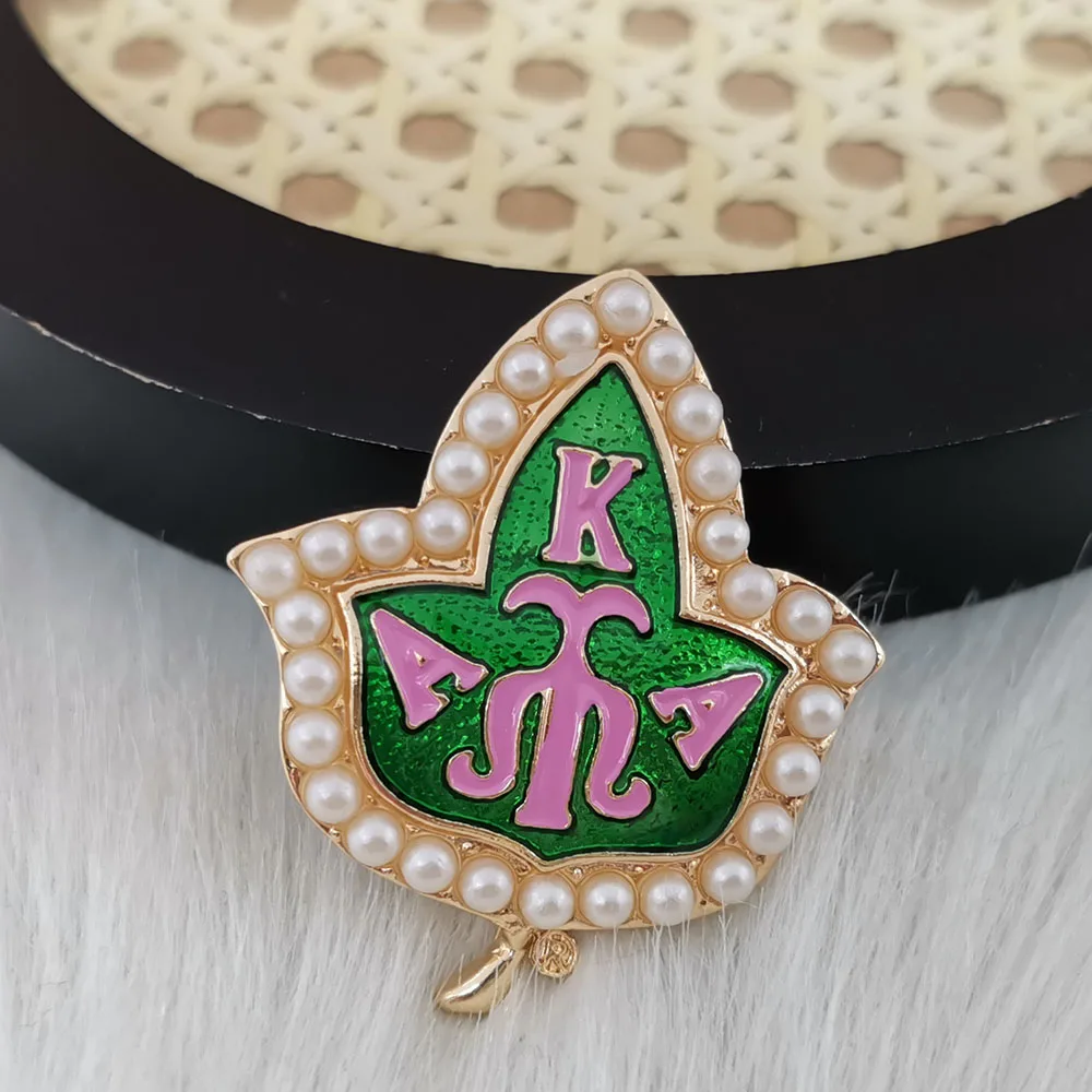 

Булавки или броши для лацканов с зеленым Кленовым листом и жемчугом для женщин или мужчин