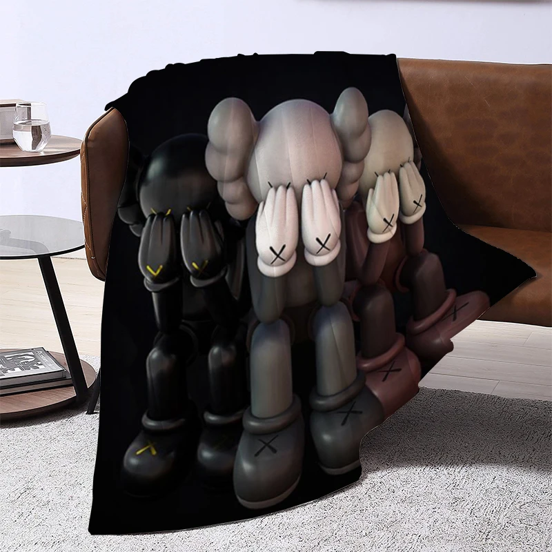 K-kaw-art статуя плиссированный чехол из микрофибры постельное белье пледы пушистые