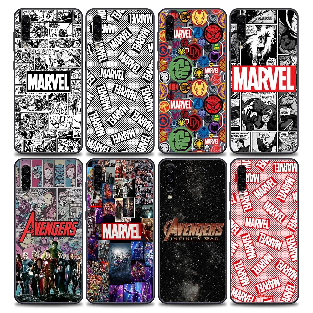 

The Avengers Marvel Logo Funda Case for Samsung A10 A10S A20 A30 A30S A40 A50 A60 A70 A90 Note 8 9 10 20 Plus Lite Ultra 5G Case