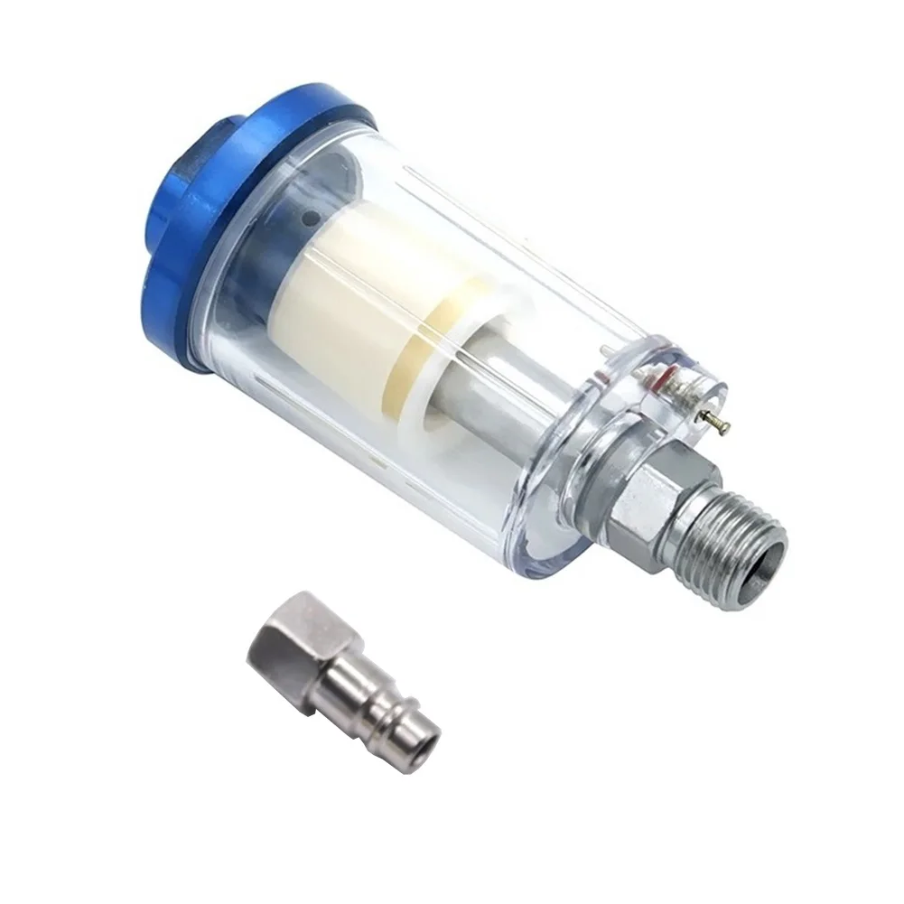 

1/4" Water Oil Separator Inline Air Hose Trap Filter For Compressor Spray Paint Gun Pneumatic Tool Parts